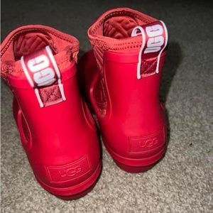 Red Ugg Rainboots